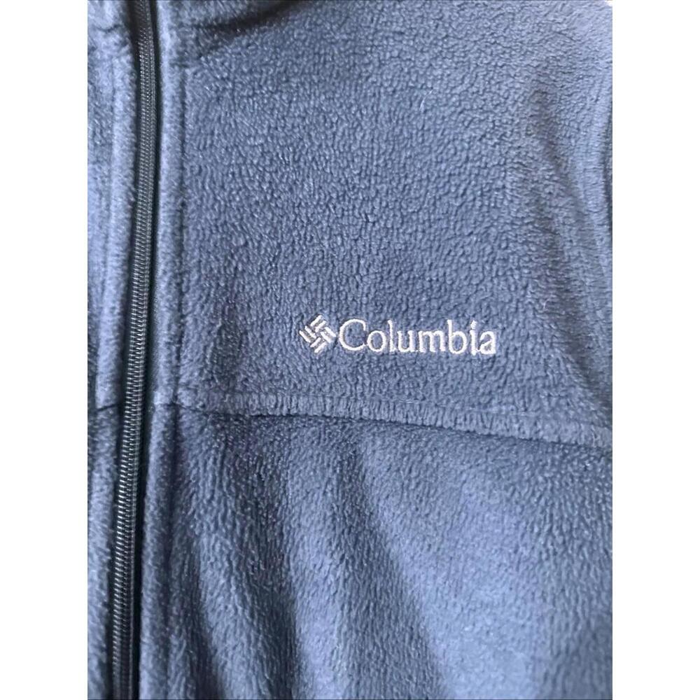 Columbia Fleece Jacket Womens Sz  S Teal Green Full Zip Pockets Outdoors Hiking - Picture 2 of 5